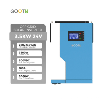 Gootu 3500W 24 -вольт -гибридный солнечный инвертор